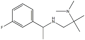 [2-(dimethylamino)-2-methylpropyl][1-(3-fluorophenyl)ethyl]amine Struktur