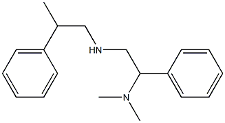 [2-(dimethylamino)-2-phenylethyl](2-phenylpropyl)amine Struktur