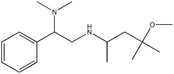 [2-(dimethylamino)-2-phenylethyl](4-methoxy-4-methylpentan-2-yl)amine Struktur