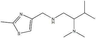 [2-(dimethylamino)-3-methylbutyl][(2-methyl-1,3-thiazol-4-yl)methyl]amine Struktur