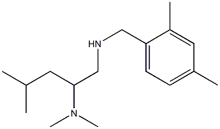 [2-(dimethylamino)-4-methylpentyl][(2,4-dimethylphenyl)methyl]amine Struktur