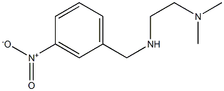 [2-(dimethylamino)ethyl][(3-nitrophenyl)methyl]amine Struktur