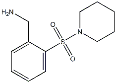 [2-(piperidine-1-sulfonyl)phenyl]methanamine Struktur