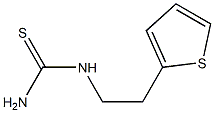 [2-(thiophen-2-yl)ethyl]thiourea Struktur