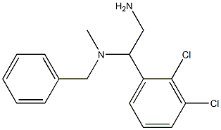 [2-amino-1-(2,3-dichlorophenyl)ethyl](benzyl)methylamine Struktur