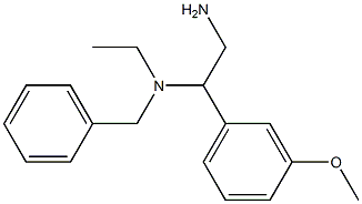 [2-amino-1-(3-methoxyphenyl)ethyl](benzyl)ethylamine Struktur