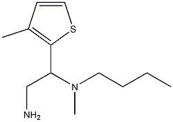 [2-amino-1-(3-methylthiophen-2-yl)ethyl](butyl)methylamine Struktur