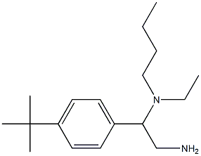 [2-amino-1-(4-tert-butylphenyl)ethyl](butyl)ethylamine Struktur