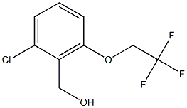 [2-chloro-6-(2,2,2-trifluoroethoxy)phenyl]methanol Struktur