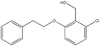 [2-chloro-6-(2-phenylethoxy)phenyl]methanol Struktur