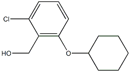 [2-chloro-6-(cyclohexyloxy)phenyl]methanol Struktur