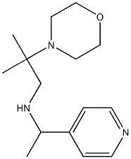 [2-methyl-2-(morpholin-4-yl)propyl][1-(pyridin-4-yl)ethyl]amine Struktur