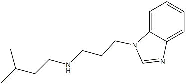 [3-(1H-1,3-benzodiazol-1-yl)propyl](3-methylbutyl)amine Struktur