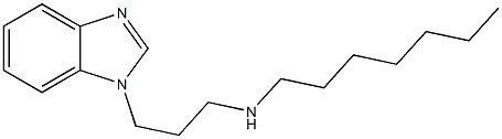 [3-(1H-1,3-benzodiazol-1-yl)propyl](heptyl)amine Struktur