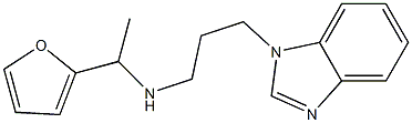 [3-(1H-1,3-benzodiazol-1-yl)propyl][1-(furan-2-yl)ethyl]amine Struktur