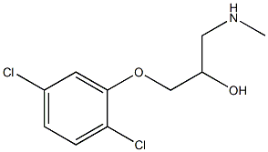 [3-(2,5-dichlorophenoxy)-2-hydroxypropyl](methyl)amine Struktur