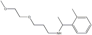 [3-(2-methoxyethoxy)propyl][1-(2-methylphenyl)ethyl]amine Struktur