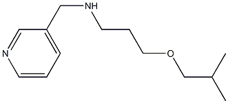 [3-(2-methylpropoxy)propyl](pyridin-3-ylmethyl)amine Struktur