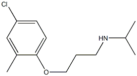 [3-(4-chloro-2-methylphenoxy)propyl](propan-2-yl)amine Struktur