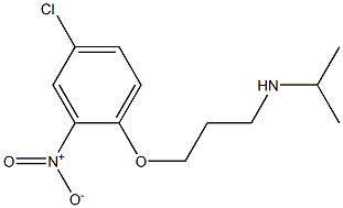 [3-(4-chloro-2-nitrophenoxy)propyl](propan-2-yl)amine Struktur