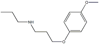 [3-(4-methoxyphenoxy)propyl](propyl)amine Struktur