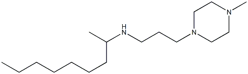 [3-(4-methylpiperazin-1-yl)propyl](nonan-2-yl)amine Structure