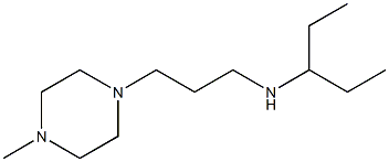 [3-(4-methylpiperazin-1-yl)propyl](pentan-3-yl)amine Struktur