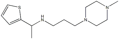 [3-(4-methylpiperazin-1-yl)propyl][1-(thiophen-2-yl)ethyl]amine Struktur