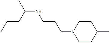 [3-(4-methylpiperidin-1-yl)propyl](pentan-2-yl)amine Struktur