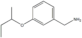 [3-(butan-2-yloxy)phenyl]methanamine Struktur