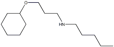 [3-(cyclohexyloxy)propyl](pentyl)amine Struktur