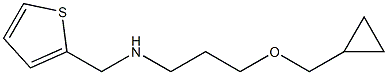 [3-(cyclopropylmethoxy)propyl](thiophen-2-ylmethyl)amine Struktur