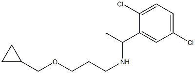 [3-(cyclopropylmethoxy)propyl][1-(2,5-dichlorophenyl)ethyl]amine Struktur