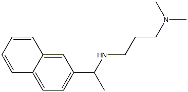 [3-(dimethylamino)propyl][1-(naphthalen-2-yl)ethyl]amine Struktur