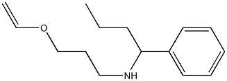 [3-(ethenyloxy)propyl](1-phenylbutyl)amine Struktur