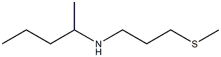 [3-(methylsulfanyl)propyl](pentan-2-yl)amine Struktur