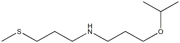 [3-(methylsulfanyl)propyl][3-(propan-2-yloxy)propyl]amine Struktur