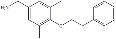 [3,5-dimethyl-4-(2-phenylethoxy)phenyl]methanamine Struktur