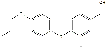 [3-fluoro-4-(4-propoxyphenoxy)phenyl]methanol Structure