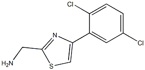 [4-(2,5-dichlorophenyl)-1,3-thiazol-2-yl]methanamine Struktur