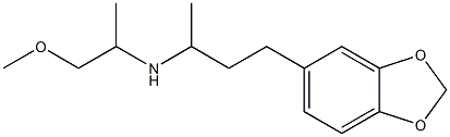 [4-(2H-1,3-benzodioxol-5-yl)butan-2-yl](1-methoxypropan-2-yl)amine Struktur