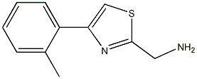 [4-(2-methylphenyl)-1,3-thiazol-2-yl]methanamine Struktur