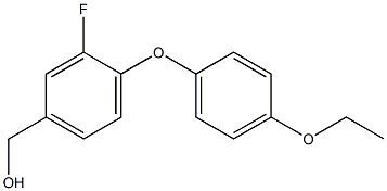 [4-(4-ethoxyphenoxy)-3-fluorophenyl]methanol Struktur