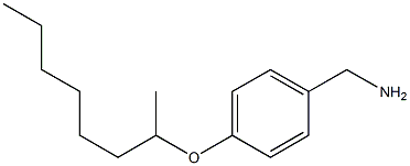 [4-(octan-2-yloxy)phenyl]methanamine Struktur