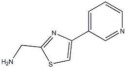 [4-(pyridin-3-yl)-1,3-thiazol-2-yl]methanamine Struktur