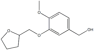 [4-methoxy-3-(oxolan-2-ylmethoxy)phenyl]methanol Struktur