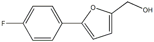 [5-(4-fluorophenyl)furan-2-yl]methanol Struktur