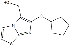 [6-(cyclopentyloxy)imidazo[2,1-b][1,3]thiazol-5-yl]methanol Struktur