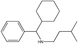 [cyclohexyl(phenyl)methyl](3-methylbutyl)amine Struktur