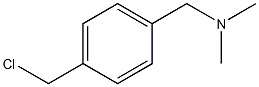 {[4-(chloromethyl)phenyl]methyl}dimethylamine Struktur